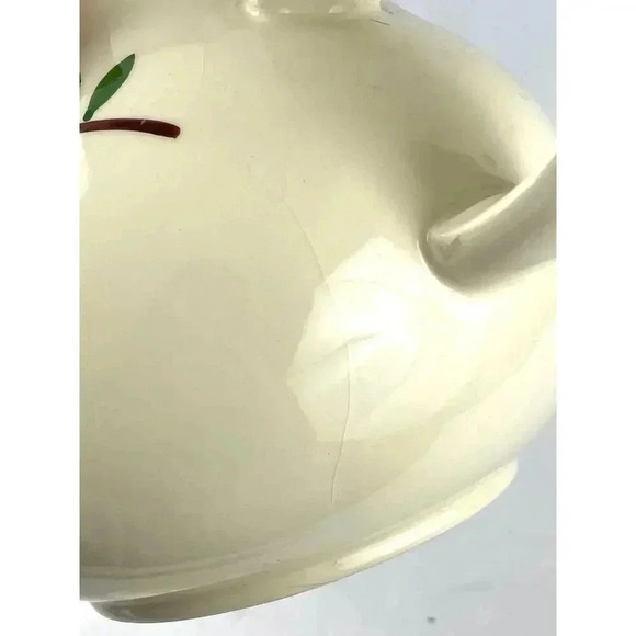 VTG 1997 Holiday Teapot Handcrafted Bath & Body Works 12" X 9" Exclusive Berry - Picture 14 of 14